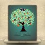 All I Want For Christmas Is You Pear Tree Gift For Couple Green Background #1184
