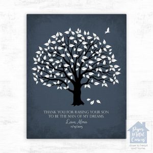Magnolia Tree Wedding Wall Plaque Gift for Mother Of The Groom LTC-1150