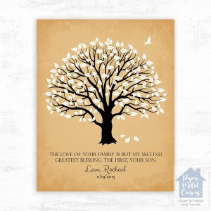 Magnolia Tree Wedding Wall Plaque Gift for Mother Of The Groom LTC-1154