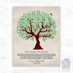 Olive Tree Father's Day Wall Plaque Gift for Father LTC-1244