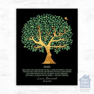 Olive Tree Father's Day Wall Plaque Gift for Father LTC-1246
