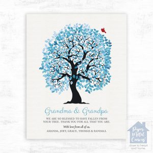 Artful Tree Family Appreciation Wall Plaque Gift for Grandparent LTC-1268