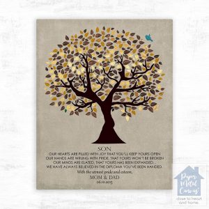 Olive Tree graduation Wall Plaque Gift for Son LTC-1308