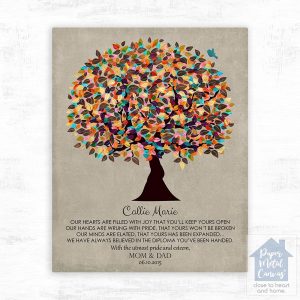 Late Spring Tree graduation Wall Plaque Gift for Daughter LTC-1309