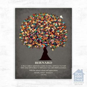 Late Spring Tree Leadership Appreciation Wall Plaque Gift for Mentor LTC-1320