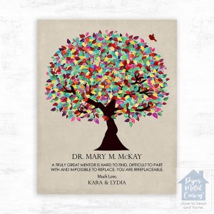Early Spring Tree Leadership Appreciation Wall Plaque Gift for Mentor LTC-1352