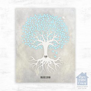 Diamond Canopy Tree Anniversary Wall Plaque Gift for Couple LTC-1542