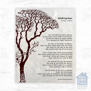 Bare Tree Memorial Wall Plaque Gift for Bereaved Family LTC-1554