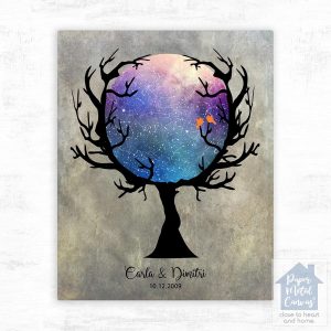 Star Map Anniversary Wall Plaque Gift for Couple LTC-1756