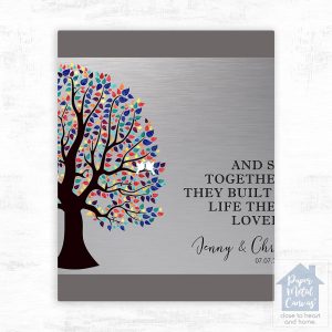 Tin Custom Message 10th Anniversary Wall Plaque Gift for Couple LTC-1799