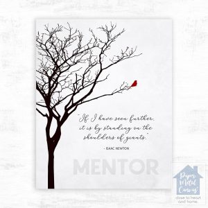 Bare Tree Leadership Appreciation Wall Plaque Gift for Mentor LTC-1831