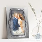 Elegant wedding couple