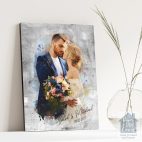 Love story of a woman and a man. Loving couple embraces, a beautiful Oriental couple. A man in a jacket and a girl in a long luxurious light dress