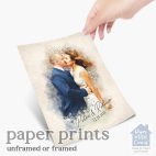 Elegant wedding couple